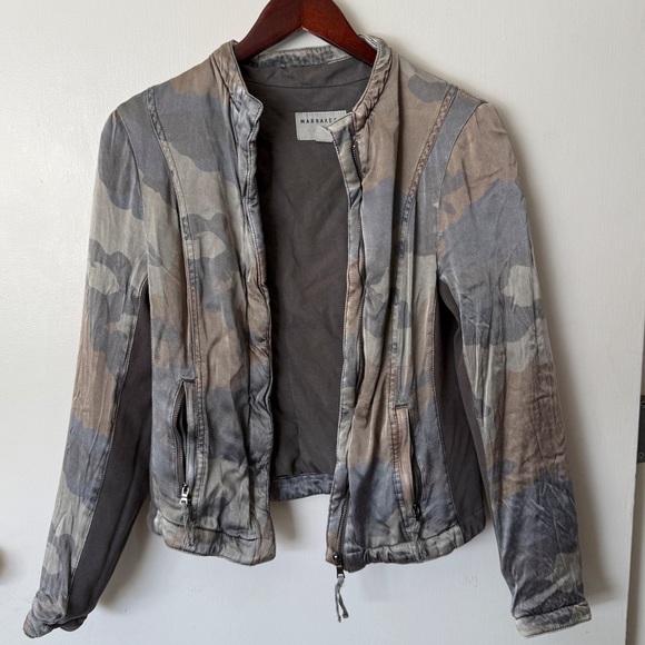 Anthropologie Camouflage Bomber Jacket - Picture 1 of 4